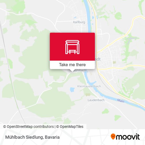 Mühlbach Siedlung map