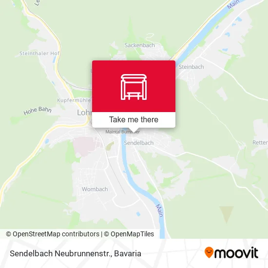 Карта Sendelbach Neubrunnenstr.