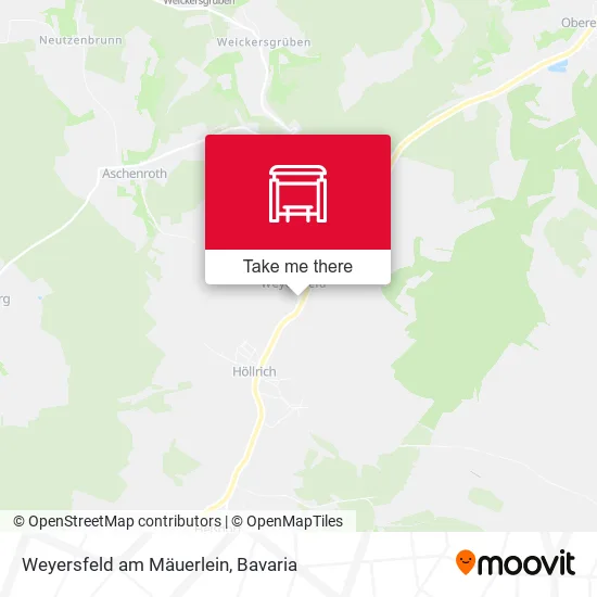 Карта Weyersfeld am Mäuerlein