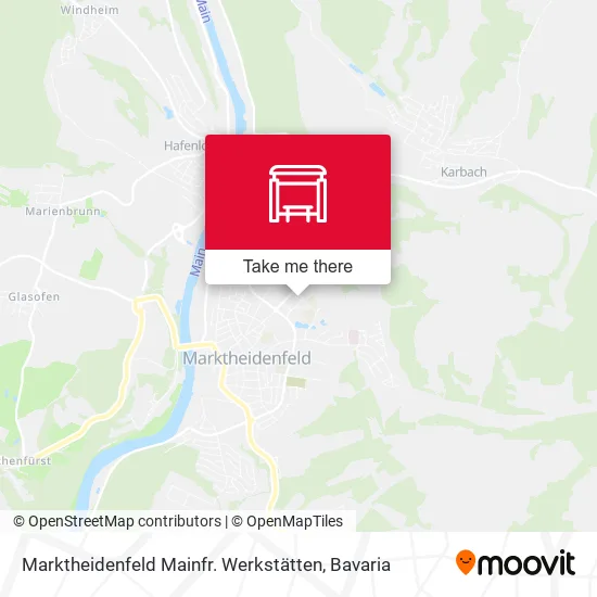 Карта Marktheidenfeld Mainfr. Werkstätten