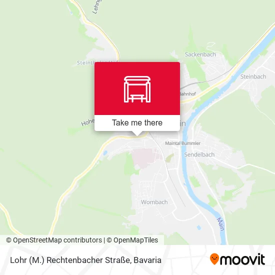 Карта Lohr (M.) Rechtenbacher Straße