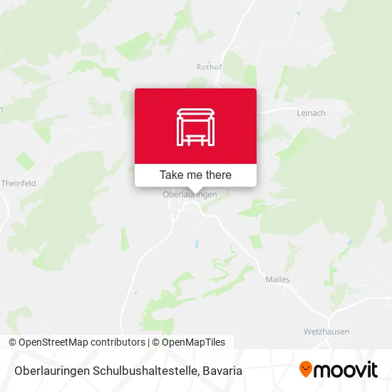 Карта Oberlauringen Schulbushaltestelle
