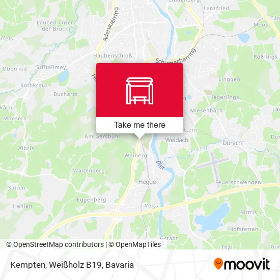 Карта Kempten, Weißholz B19