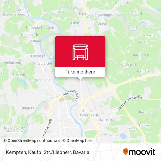 Kempten, Kaufb. Str./Liebherr map