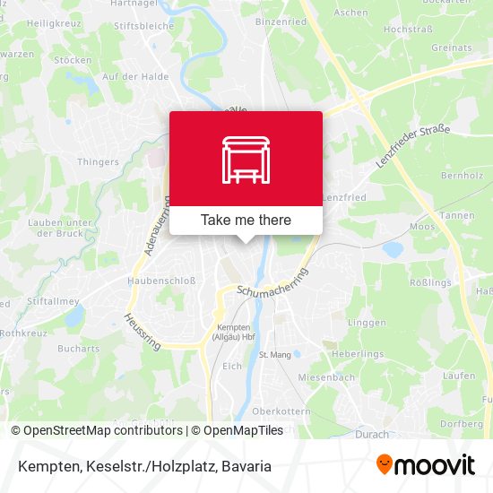 Kempten, Keselstr./Holzplatz map