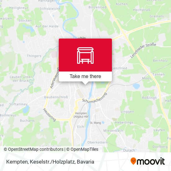 Kempten, Keselstr./Holzplatz map