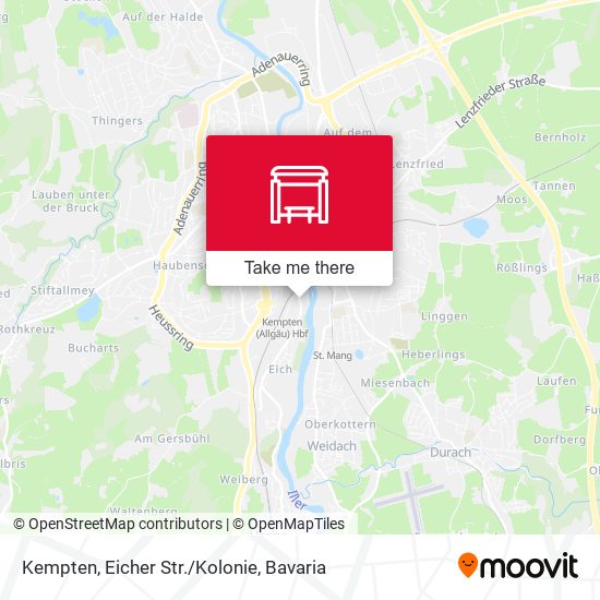Kempten, Eicher Str./Kolonie map