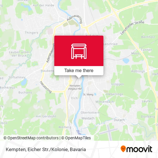 Карта Kempten, Eicher Str./Kolonie