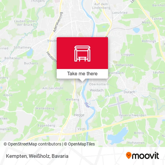 Карта Kempten, Weißholz