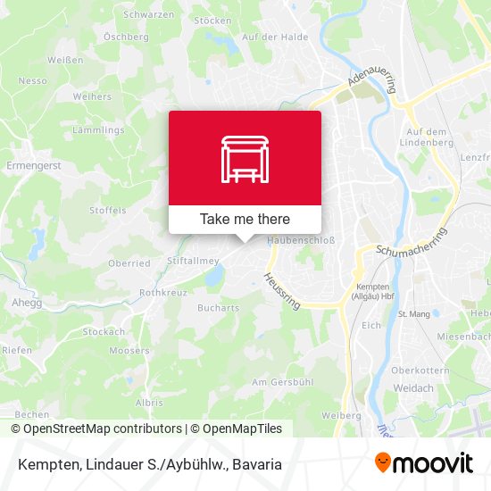 Kempten, Lindauer S./Aybühlw. map