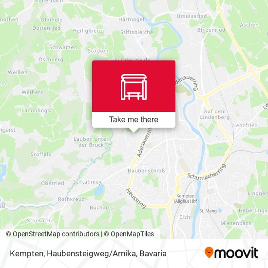 Kempten, Haubensteigweg/Arnika map