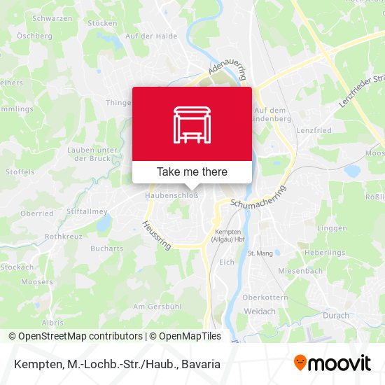 Kempten, M.-Lochb.-Str./Haub. map