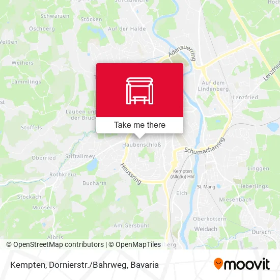 Карта Kempten, Dornierstr./Bahrweg