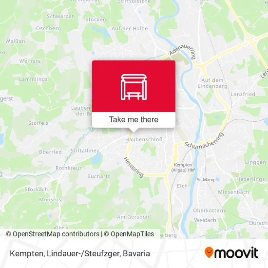 Карта Kempten, Lindauer-/Steufzger