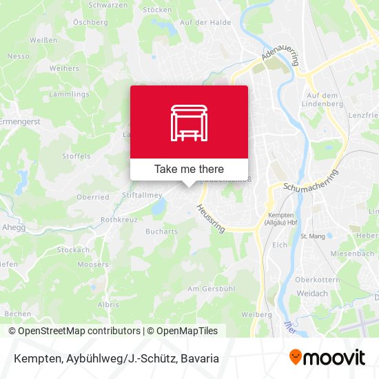 Kempten, Aybühlweg/J.-Schütz map