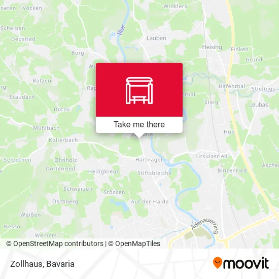 Карта Zollhaus