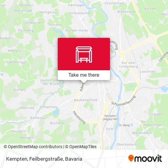 Kempten, Feilbergstraße map