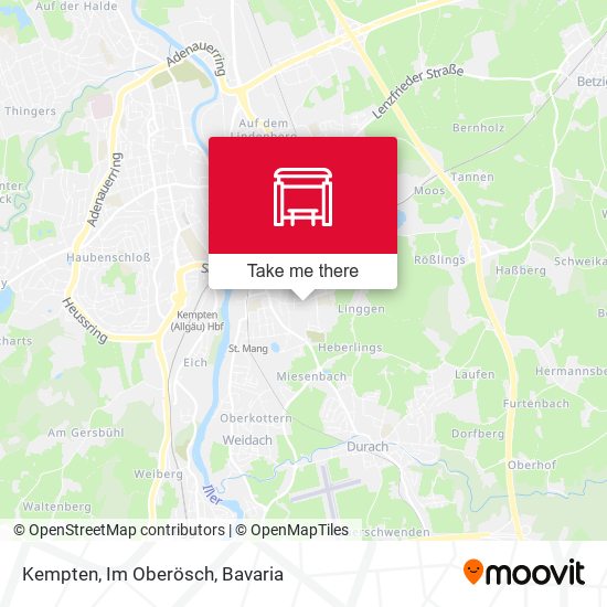 Kempten, Im Oberösch map