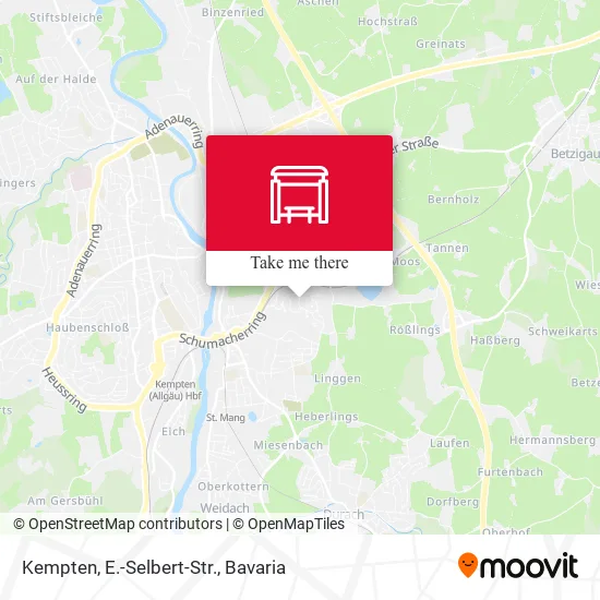 Карта Kempten, E.-Selbert-Str.