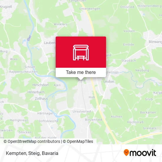 Карта Kempten, Steig
