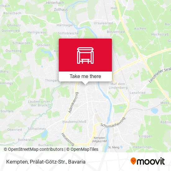 Карта Kempten, Prälat-Götz-Str.