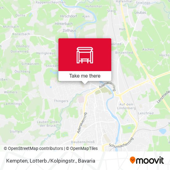 Kempten, Lotterb./Kolpingstr. map