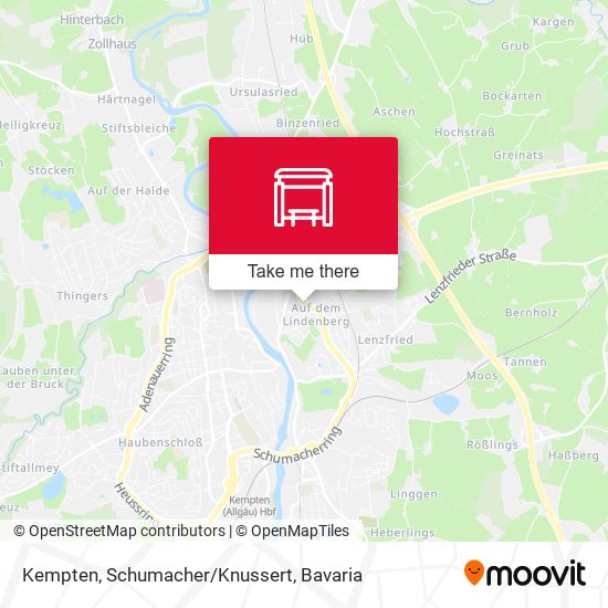 Kempten, Schumacher/Knussert map