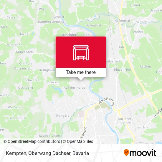 Карта Kempten, Oberwang Dachser