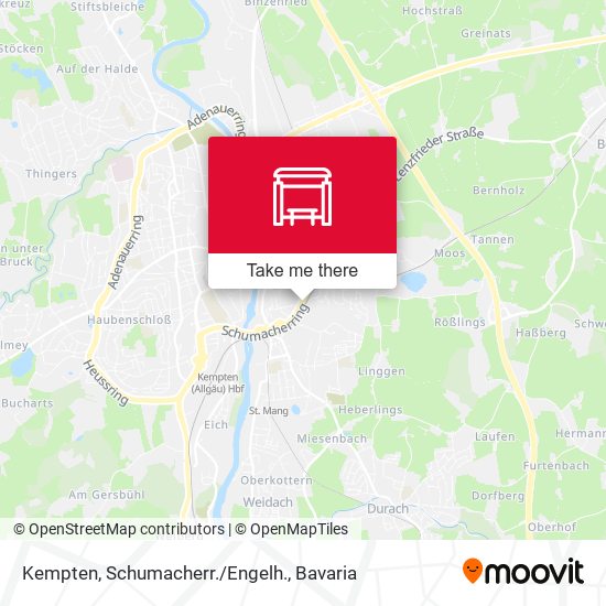 Kempten, Schumacherr./Engelh. map