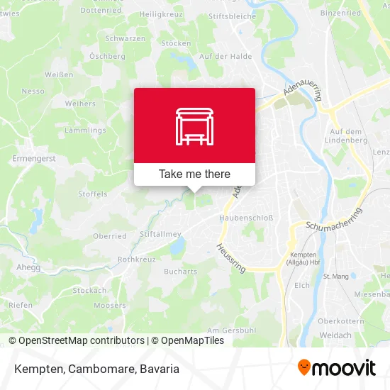 Карта Kempten, Cambomare