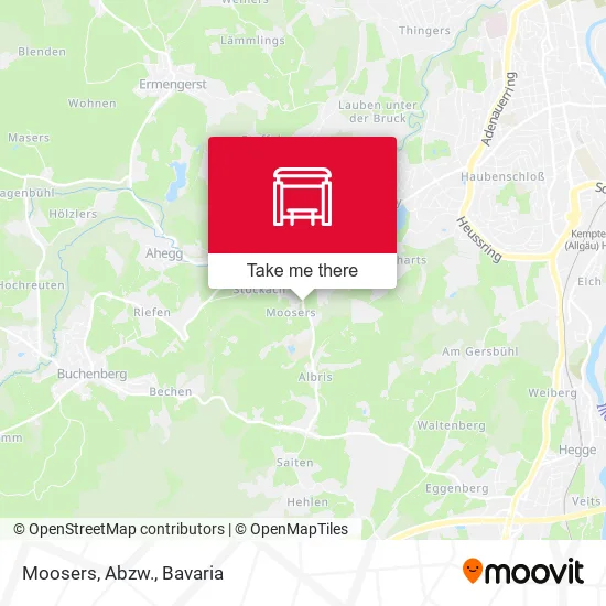Карта Moosers, Abzw.
