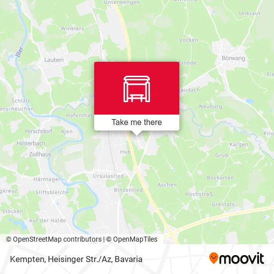 Карта Kempten, Heisinger Str./Az