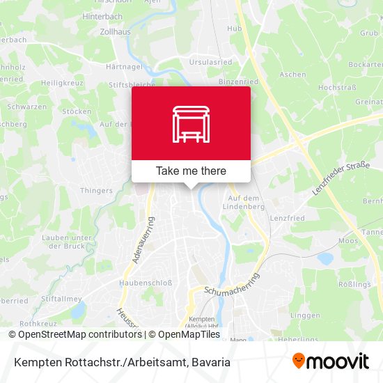 Kempten Rottachstr./Arbeitsamt map