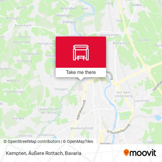 Kempten, Äußere Rottach map