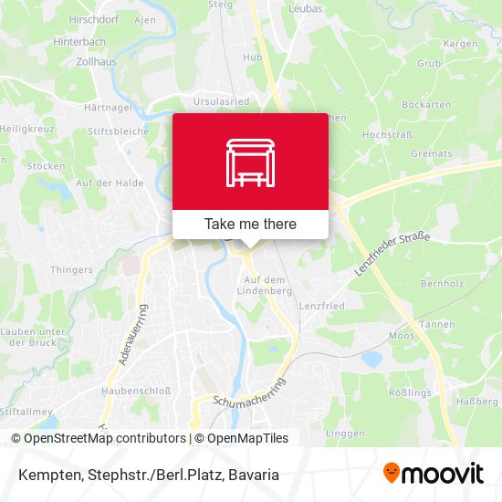 Kempten, Stephstr./Berl.Platz map