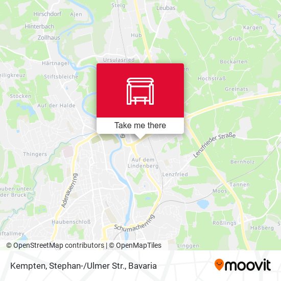 Kempten, Stephan-/Ulmer Str. map