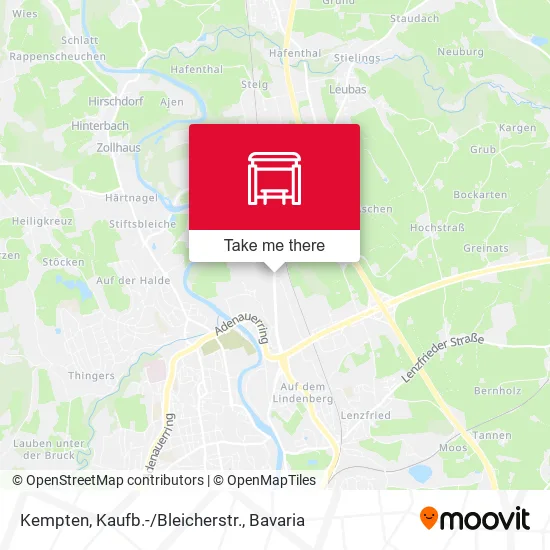 Карта Kempten, Kaufb.-/Bleicherstr.