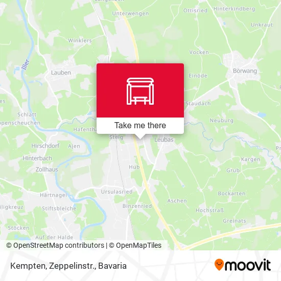 Карта Kempten, Zeppelinstr.