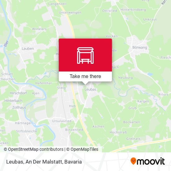 Leubas, An Der Malstatt map