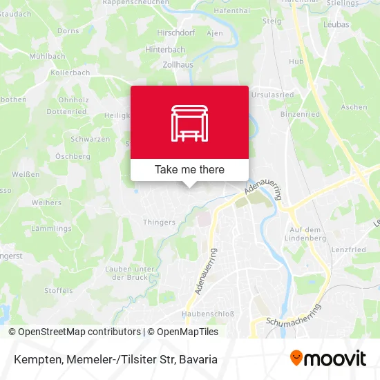 Карта Kempten, Memeler-/Tilsiter Str