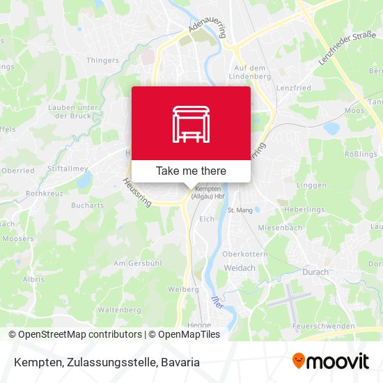 Kempten, Zulassungsstelle map