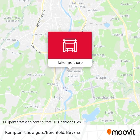 Kempten, Ludwigstr./Berchtold map