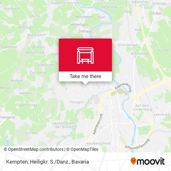 Kempten, Heiligkr. S./Danz. map