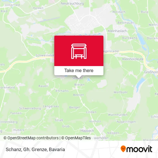 Карта Schanz, Gh. Grenze
