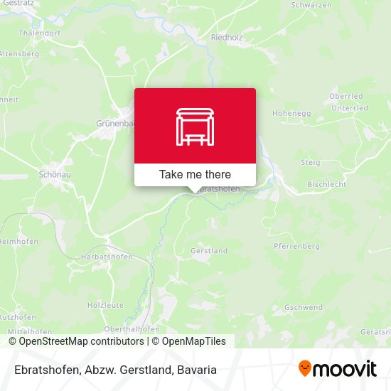 Ebratshofen, Abzw. Gerstland map
