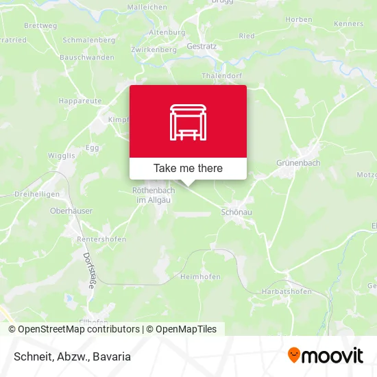 Карта Schneit, Abzw.