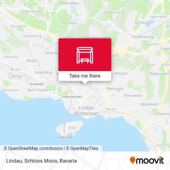 Lindau, Schloss Moos map