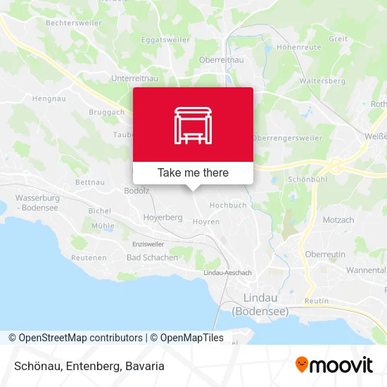Карта Schönau, Entenberg