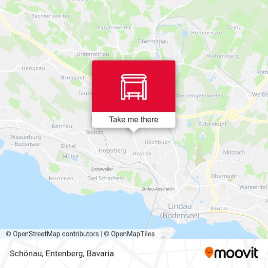 Schönau, Entenberg map