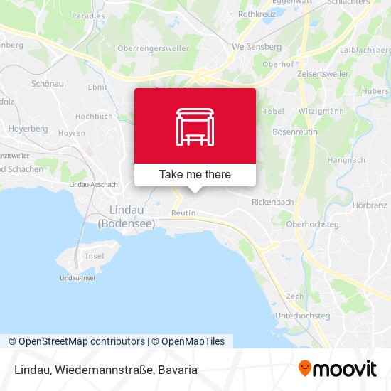 Lindau, Wiedemannstraße map